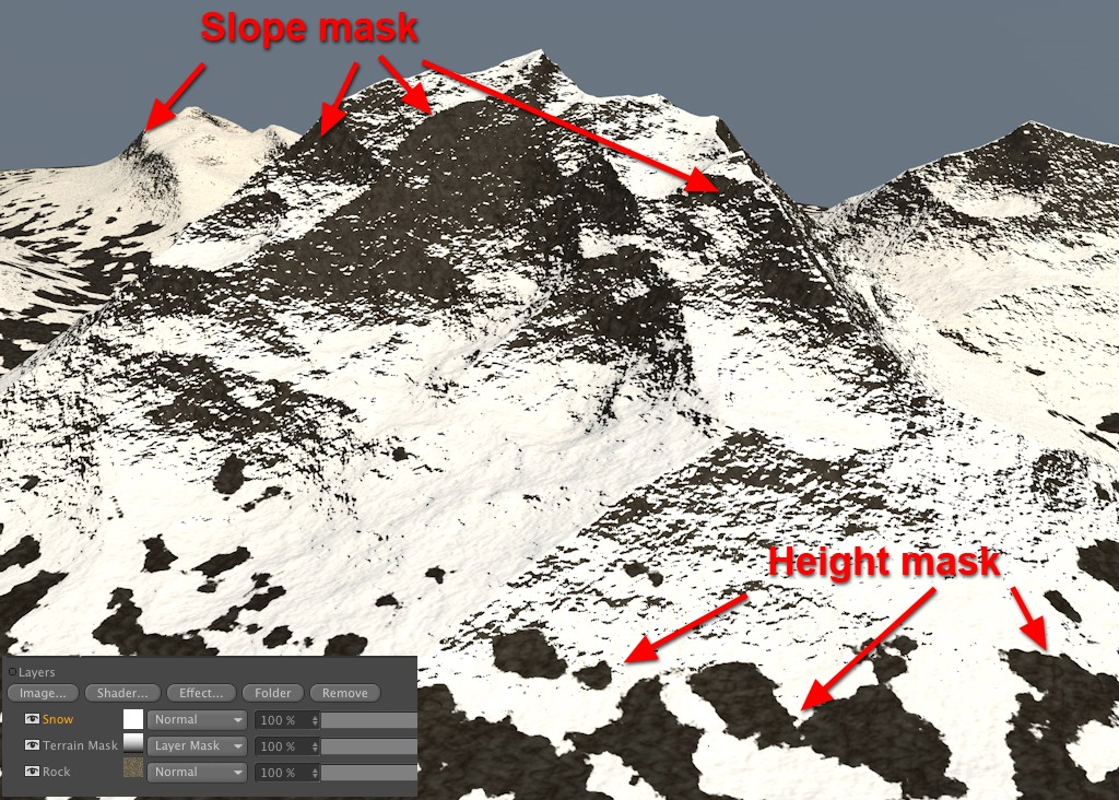 C4D材质基础编辑 Shader (实用进阶渲染之山脉着色器)