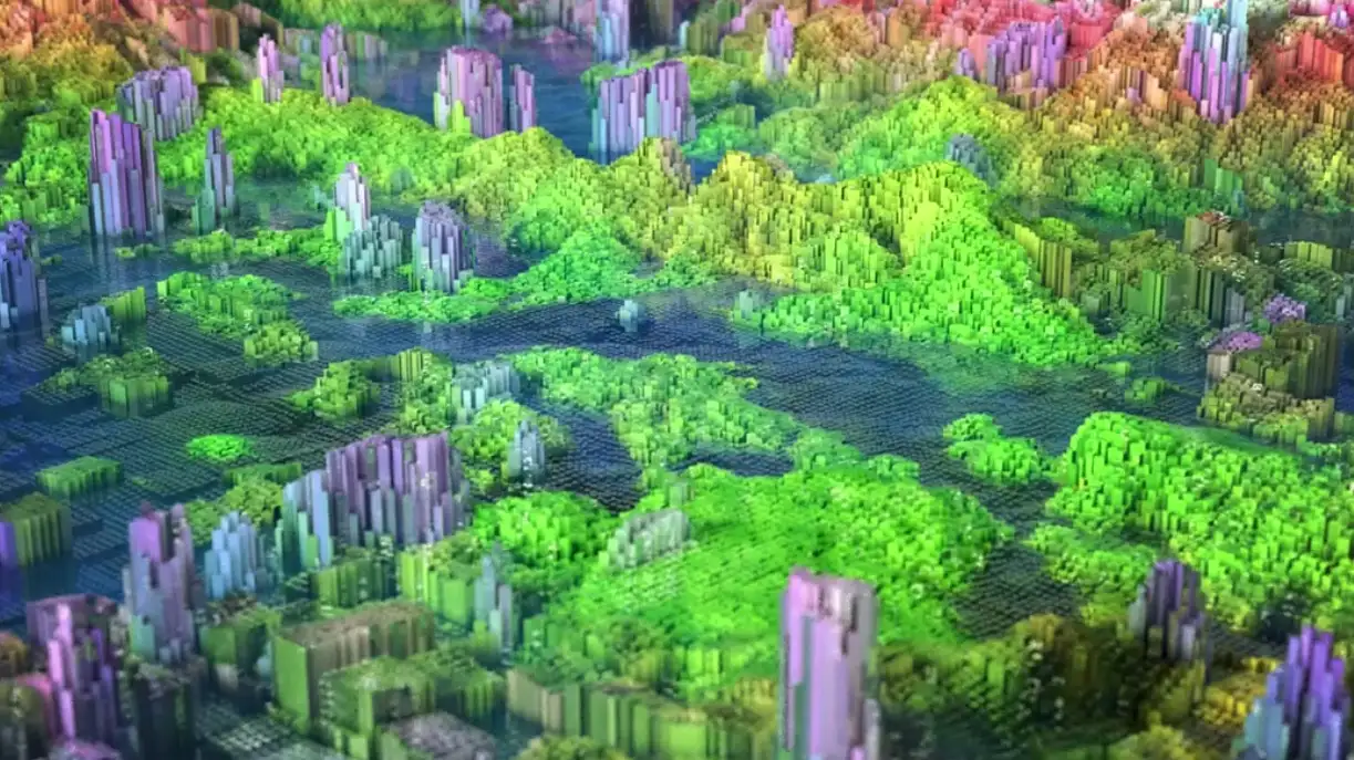 C4D利用毛发制作出像素景观 Fast Topographies in C4D Tutorial HD Animation Reel - C4D之家 - cinema4d_ 2017-03-23 00.52.07.jpg