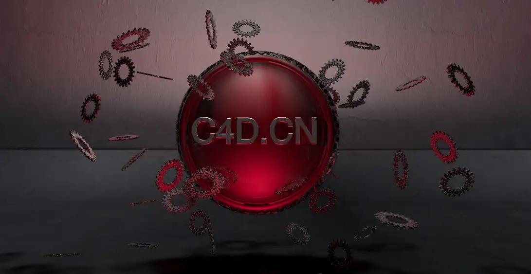 C4D+AE片头标志动画工程文件 Dubstep Template