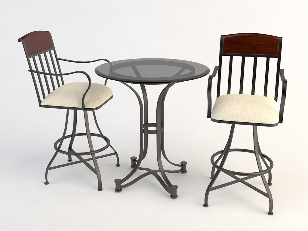 欧式铁艺桌椅 玻璃桌椅C4D模型 Tables and chairs -015 3d model - C4D之家 - yizi.jpg