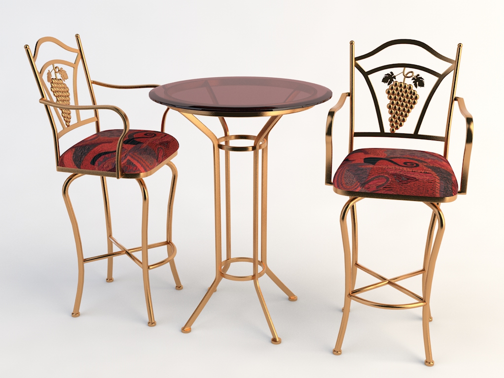 欧式铁艺桌椅 玻璃桌椅C4D模型 Tables and chairs -018 3d model - C4D之家 - chairs.jpg