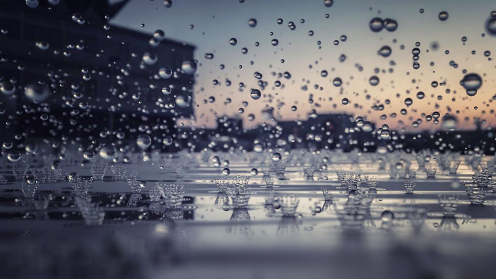 C4D模拟下雨视频教程（含工程文件）Rain Scene Cinema 4D Tutorial