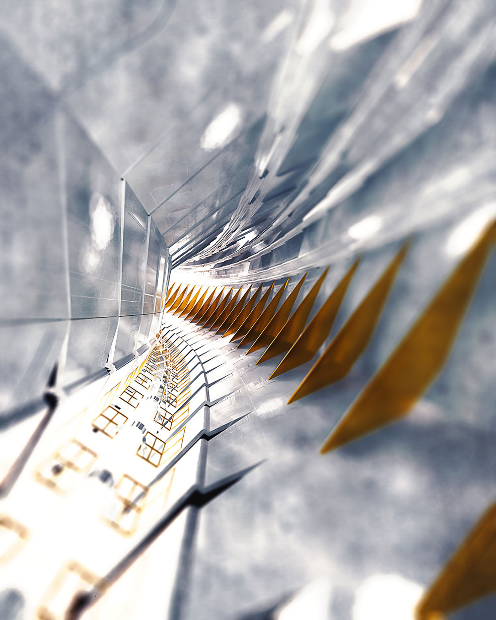 C4D实用工程第329季：科幻隧道穿梭动画C4D工程文件 c4d project