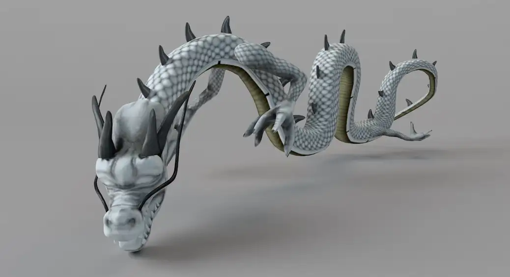 小白龙C4D模型 Little White Dragon - C4D之家 - cinema4d_ 2017-03-27 22.28.44.jpg