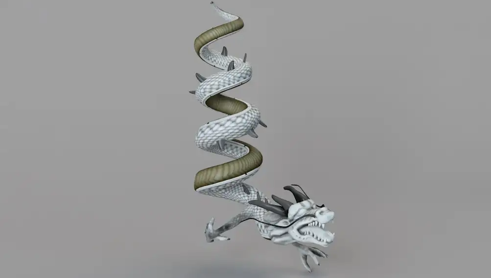 小白龙 盘龙C4D模型 Little White Dragon - C4D之家 - cinema4d_ 2017-03-27 22.32.59.jpg