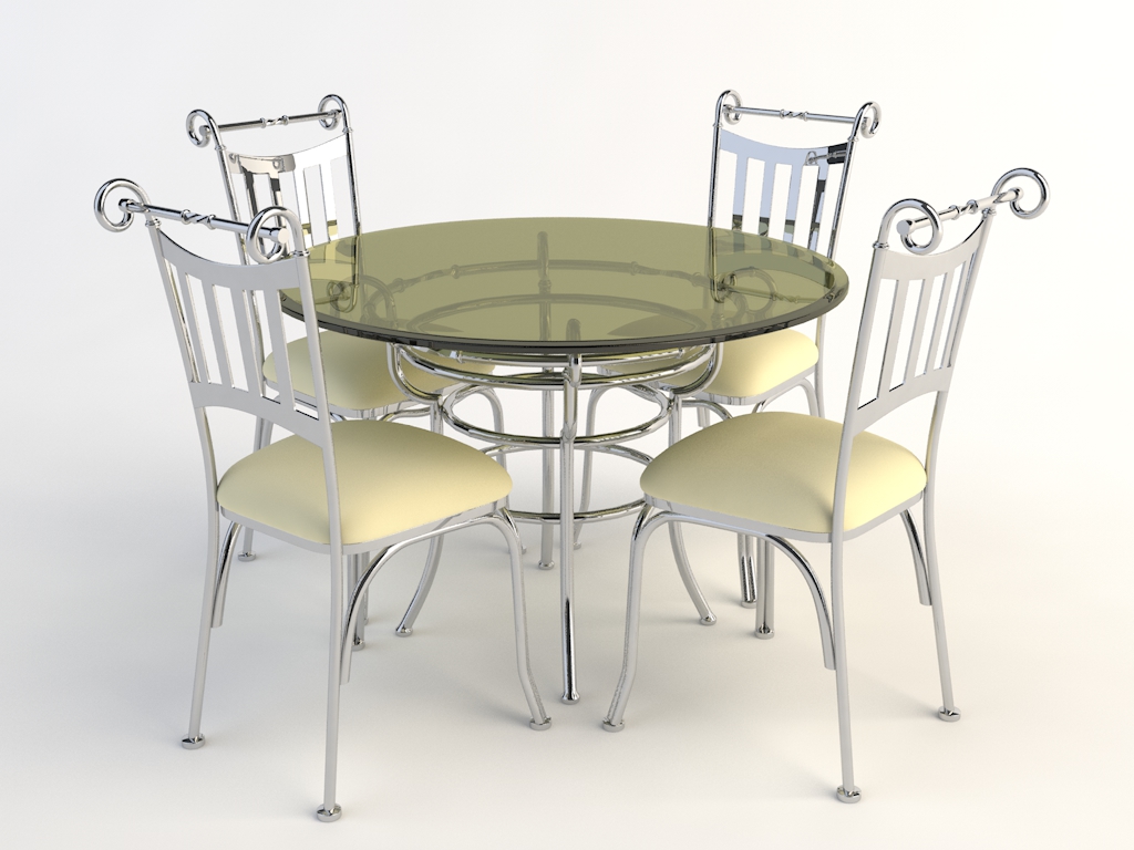 欧式铁艺桌椅 玻璃桌椅C4D模型 Tables and chairs -030 3d model - C4D之家 - chairs-2.jpg