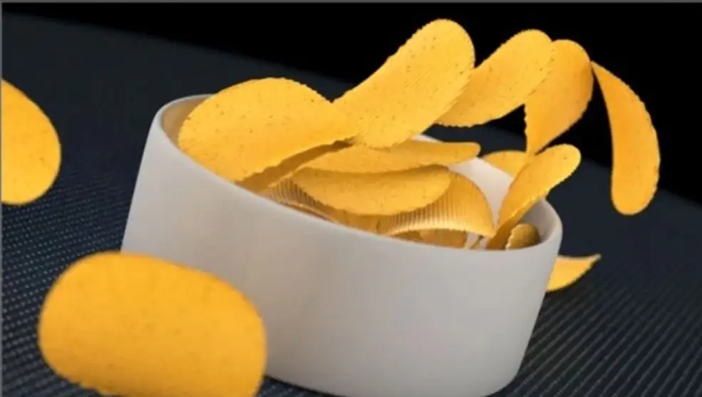 C4D薯片制作视频教程 Potato chips