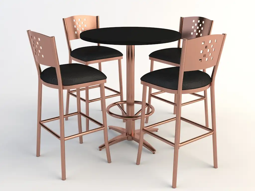 欧式铁艺桌椅 四人桌 圆桌 餐桌 休闲桌椅C4D模型 Tables and chairs -052 3d model - C4D之家 - chairs-2.jpg