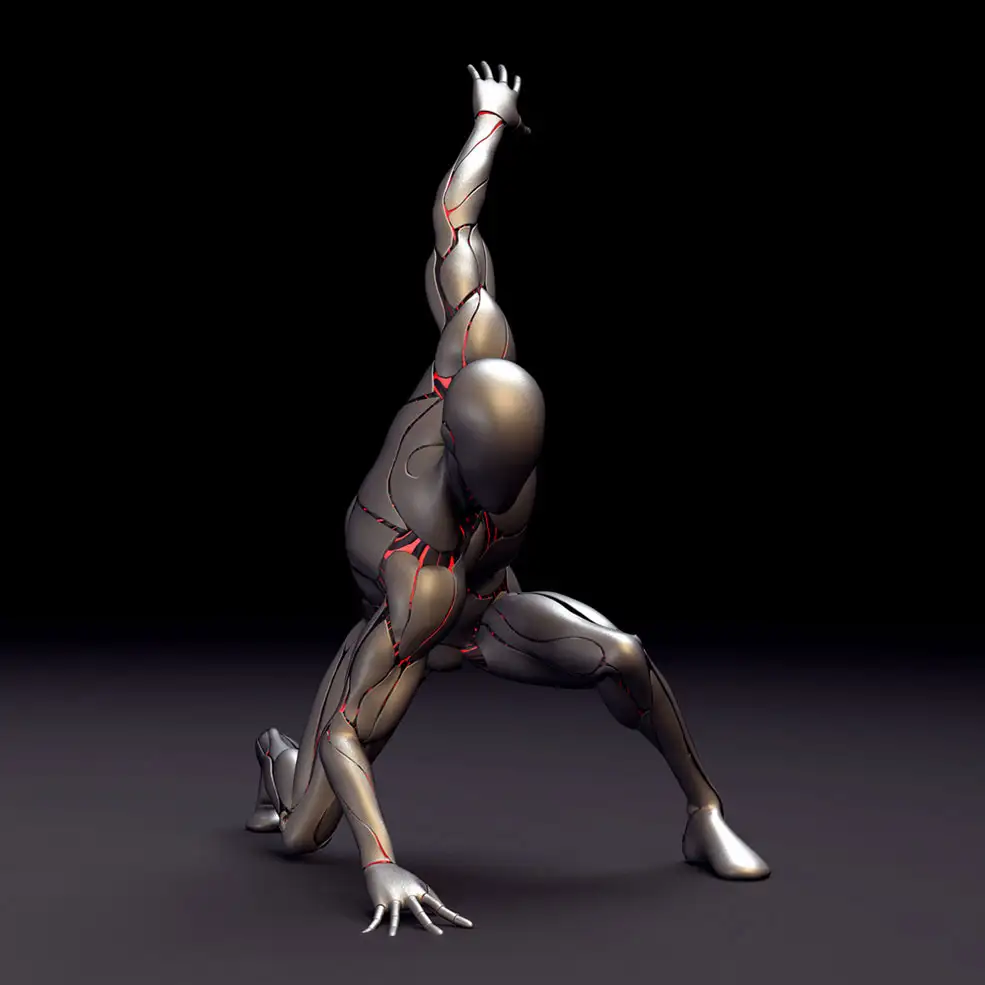 机械人 半机器人 智能机器人MAYA模型 cyborg rig - C4D之家 - v1.jpg