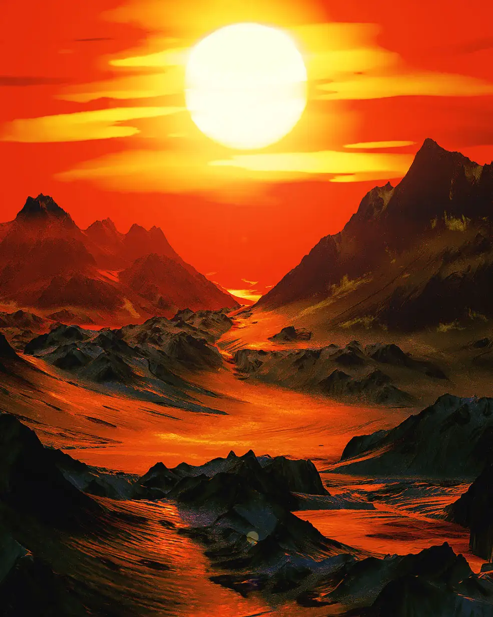 C4D实用工程第347季：山峰日落景观场景C4D工程文件 c4d project - C4D之家 - [13-04-17]---Sunset.jpg