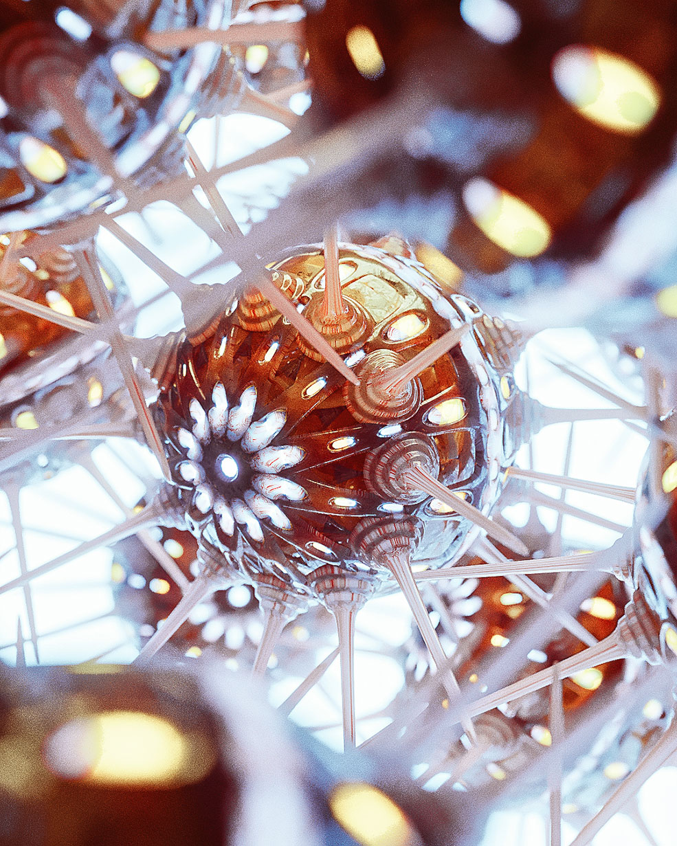 C4D实用工程第348季：外星科幻能量球C4D工程文件 c4d project