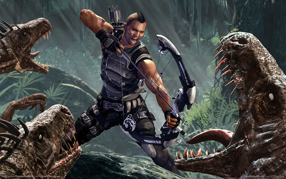 360套C4D射击类游戏《恐龙猎人》TUROK 2008角色动画模型合集