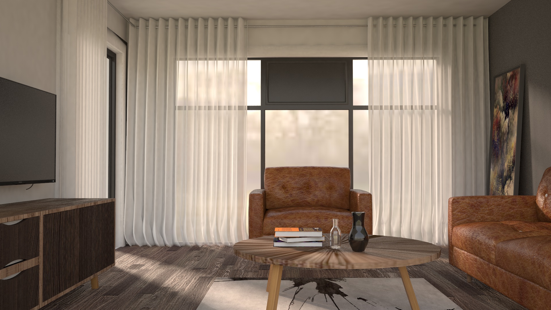 别墅室内一角 - C4D之家 - 别墅室内一角.jpg