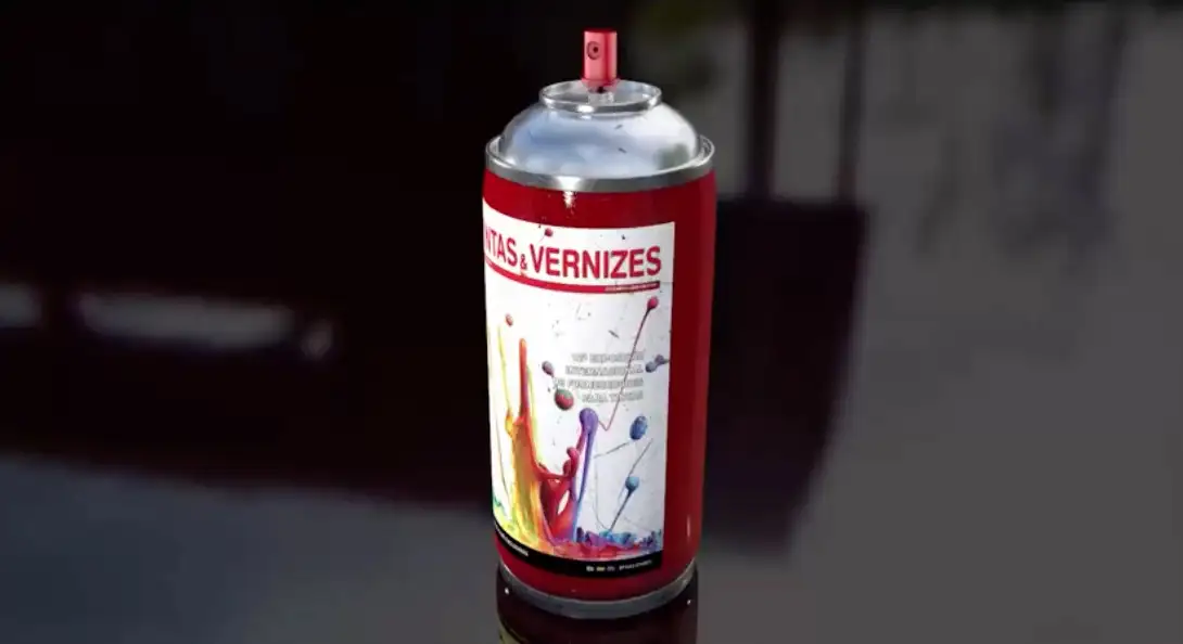 C4D喷雾罐的建模教程 Modelagem de Lata de Spray (Spray Can)