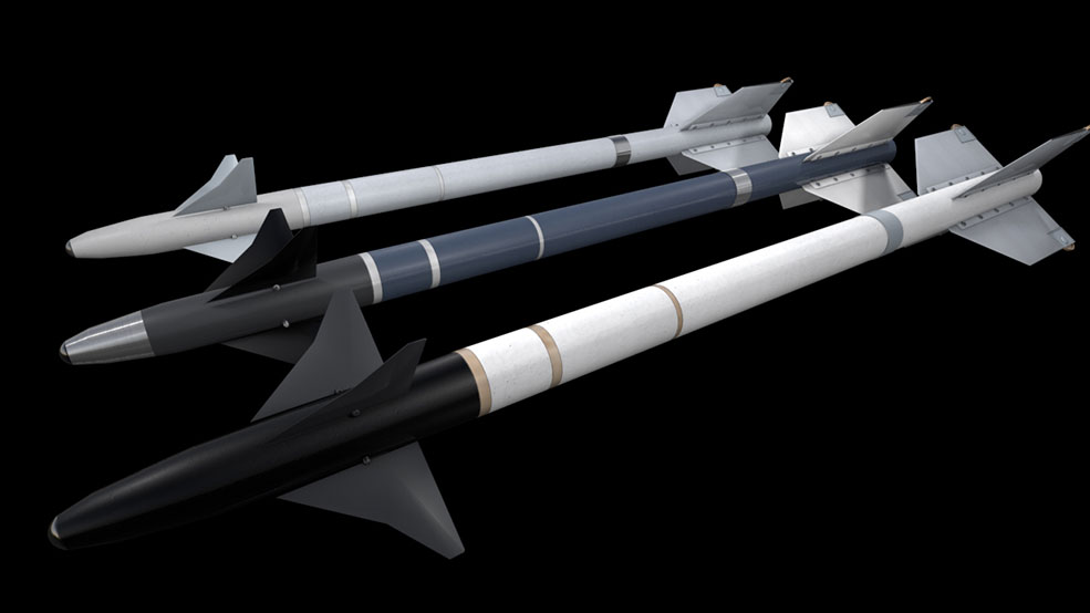 美国AIM-9 响尾蛇短程空对空导弹C4D模型 Sidewinder 3d model - C4D之家 - Sidewinder.jpg