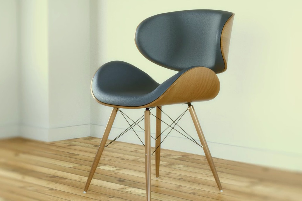 C4D休闲椅建模视频教程 Cinema 4d Tutorial Modelling Chair