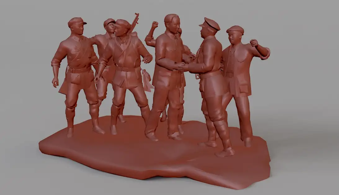 8组红军群体雕塑 革命题材雕塑C4D模型 - C4D之家 - cinema4d_ 2017-05-10 11.50.42.jpg