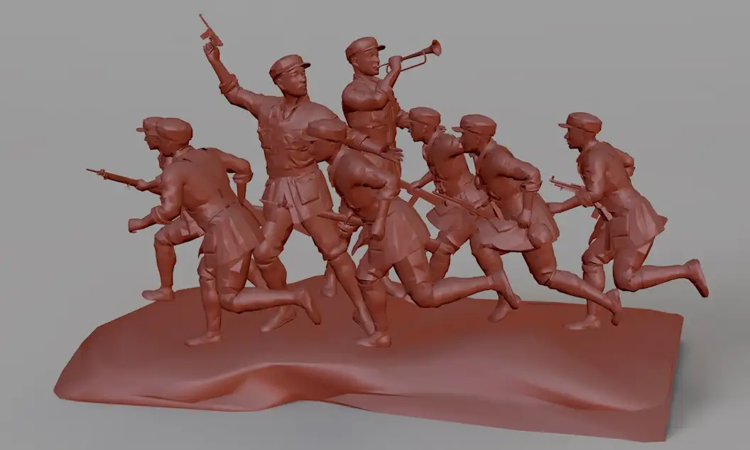 8组红军群体雕塑 革命题材雕塑C4D模型 - C4D之家 - cinema4d_ 2017-05-10 12.00.28.jpg