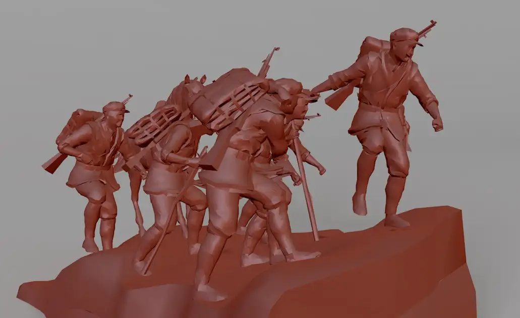 8组红军群体雕塑 革命题材雕塑C4D模型 - C4D之家 - cinema4d_ 2017-05-10 12.03.44.jpg