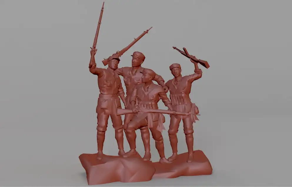 8组红军群体雕塑 革命题材雕塑C4D模型 - C4D之家 - cinema4d_ 2017-05-10 12.16.08.jpg