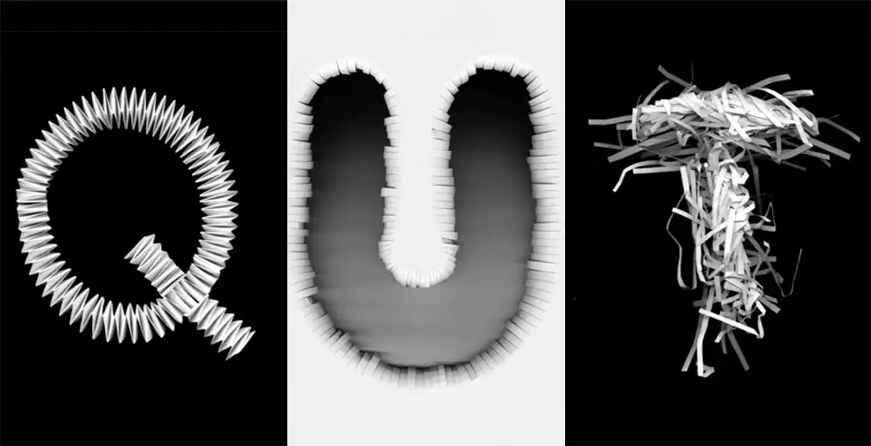 C4D四例纸制创意艺术文字制作教程（含工程文件）Paper works Cinema 4D Tutorial