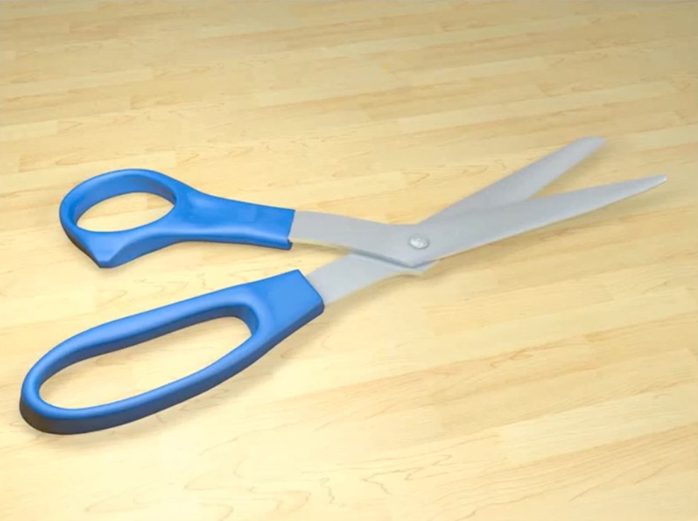 C4D利用多边形建模创建一把剪刀教程