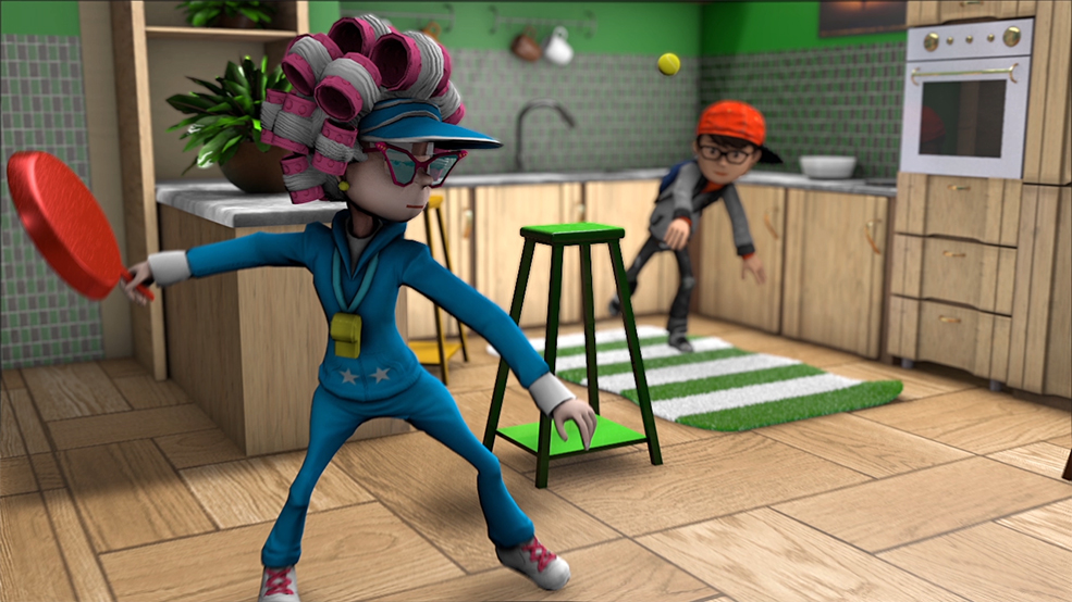 C4D制作卡通运动大妈的精准打击中文教程（含工程文件）