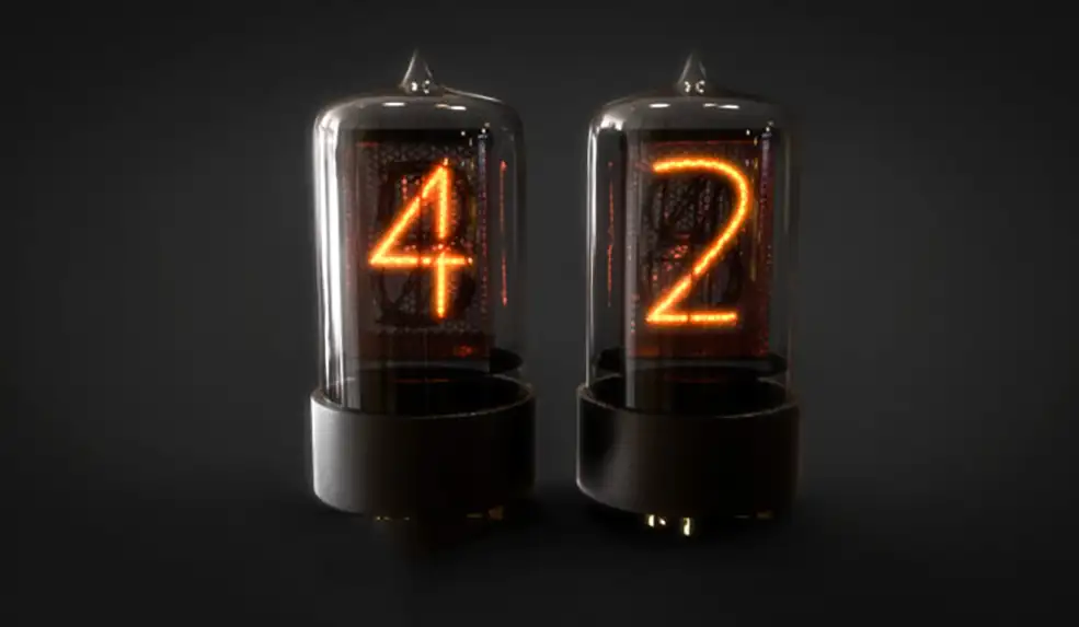 C4D制作科幻能量数码管教程（含工程文件）Nixie Tubes Cinema 4D Tutorial