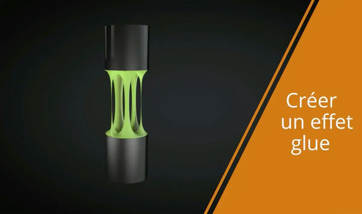 C4D胶水粘连效果教程 C4d glue effect tutorial