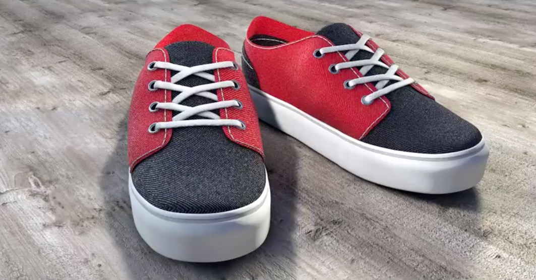 C4D平板鞋建模视频教程 Flat shoe modeling Cinema 4D Tutorial