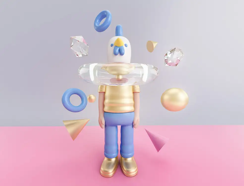 cinema 4D 制作卡通小鸡模型并3d打印教程