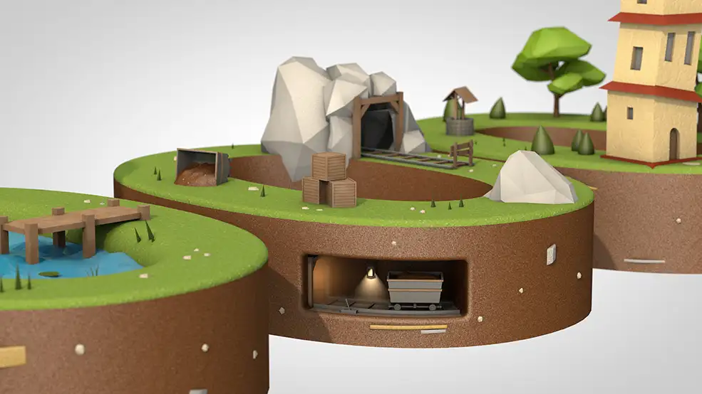 C4D卡通场景动画工程 Cartoon scene animation - C4D之家 - 1000-subscribers-zoommine.jpg