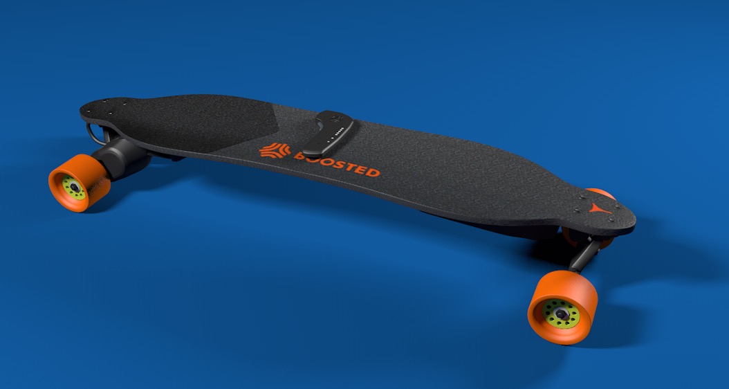 滑板车C4D模型 boosted Board