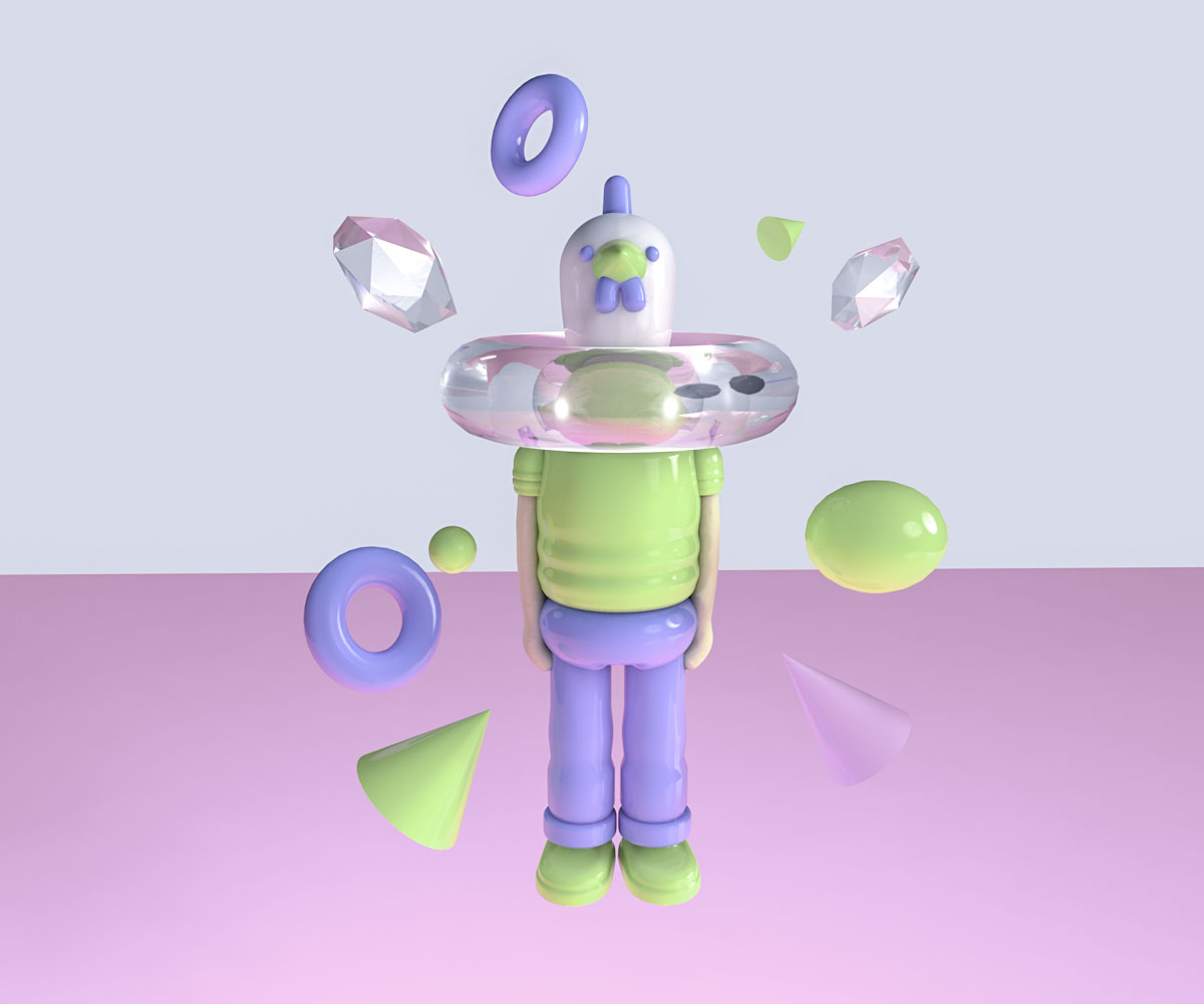 看不到教程画的卡通鸡，呜呜！~ - C4D之家 - 卡通鸡_1.JPG