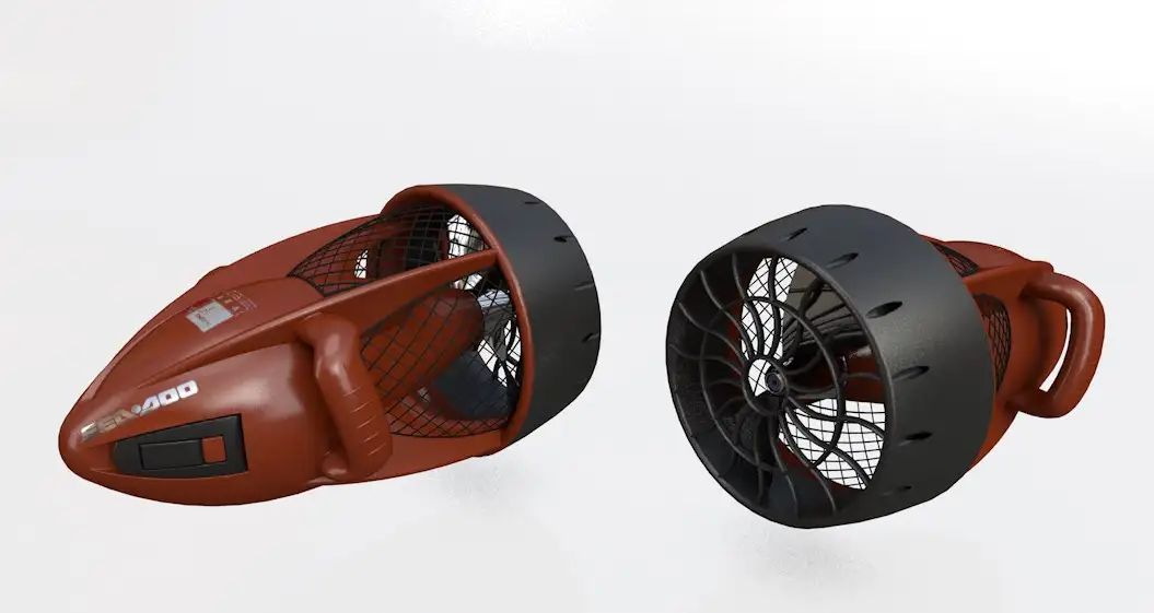 飞行器发动机C4D模型 Scooter