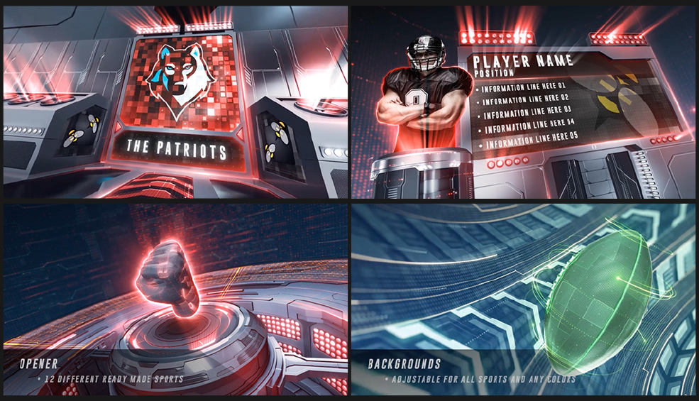 AE模板-大气体育电视栏目包装片头 Ultimate Sports – Broadcast Package - C4D之家 - 1-3.jpg