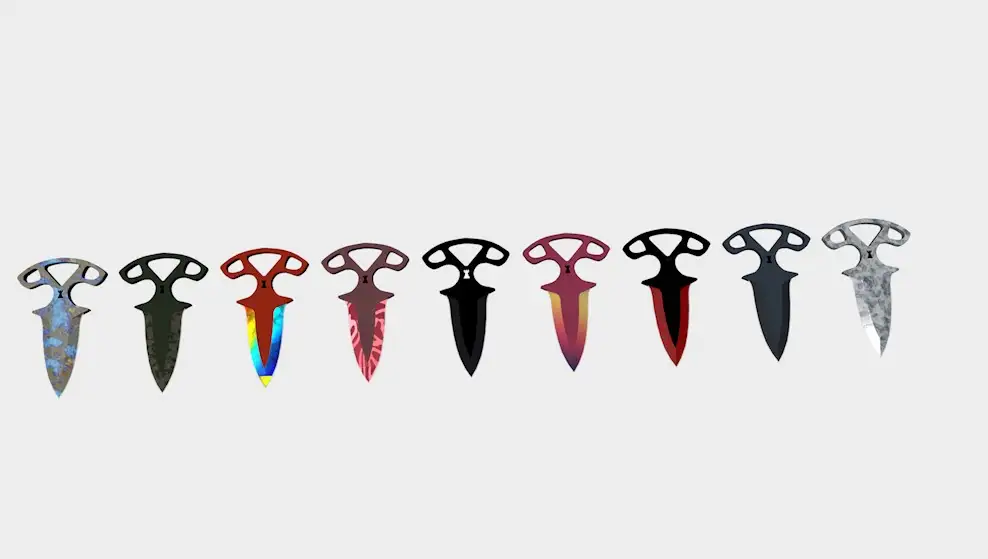 暗影匕首C4D模型 Shadow Daggers