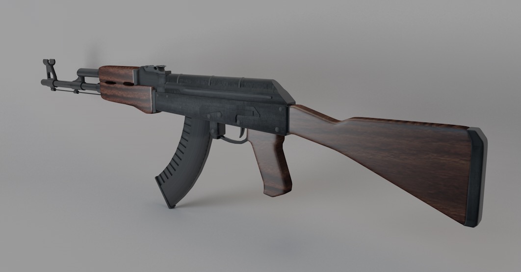 AK47突击步枪 AK47冲锋枪C4D模型 - C4D之家 - cinema4d_ 2017-06-15 23.50.44.jpg