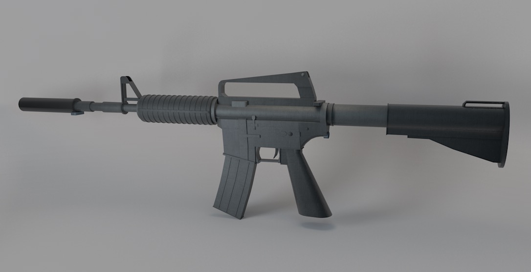 美军M4A1卡宾枪C4D模型 - C4D之家 - cinema4d_ 2017-06-16 23.31.16.jpg