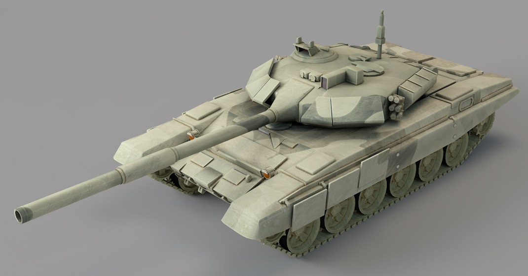T-90坦克模型 俄罗斯陆军热门型主战坦克 T-90 main battle tanks