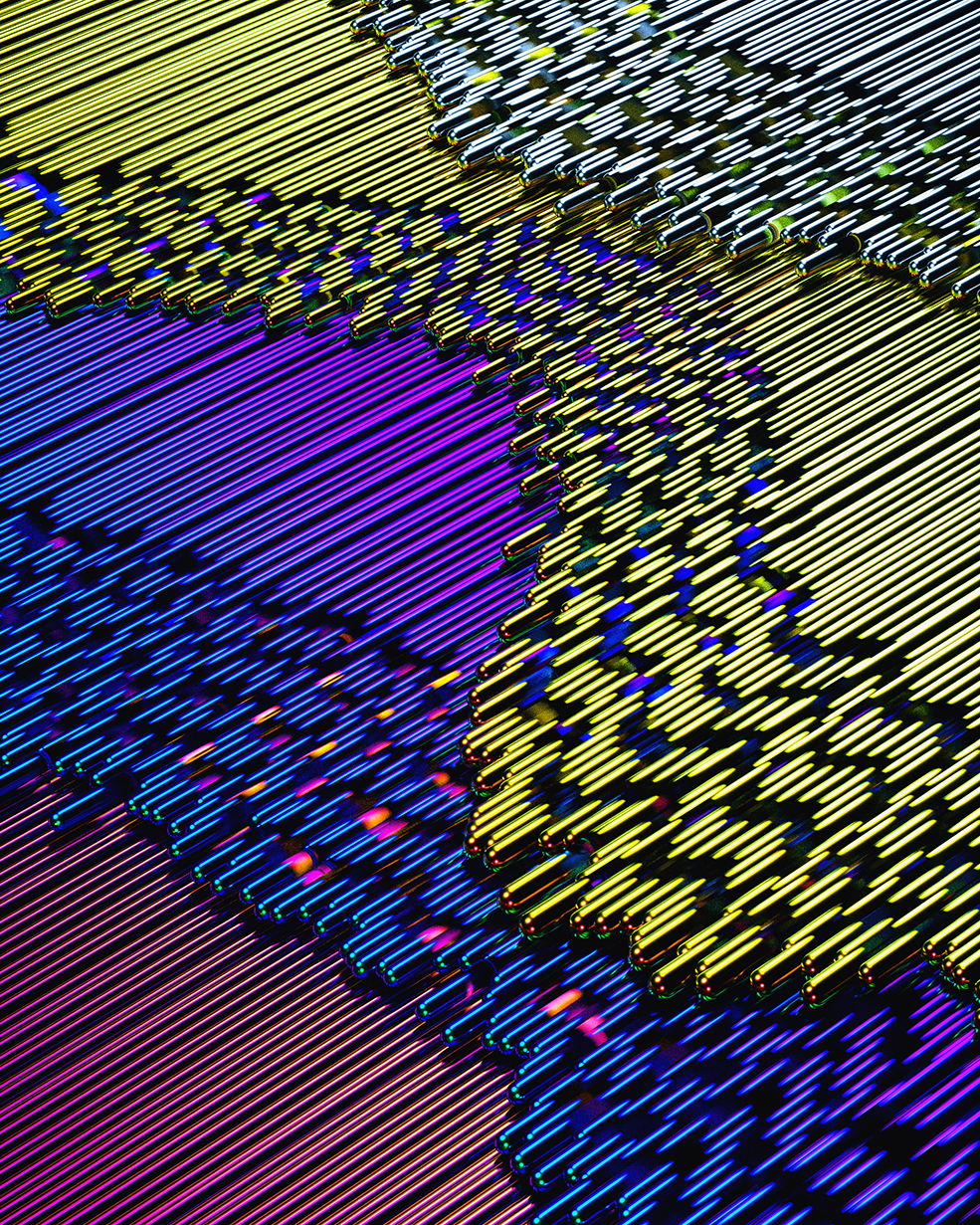 C4D实用工程第410季：条形柱交错动画C4D工程文件 c4d project