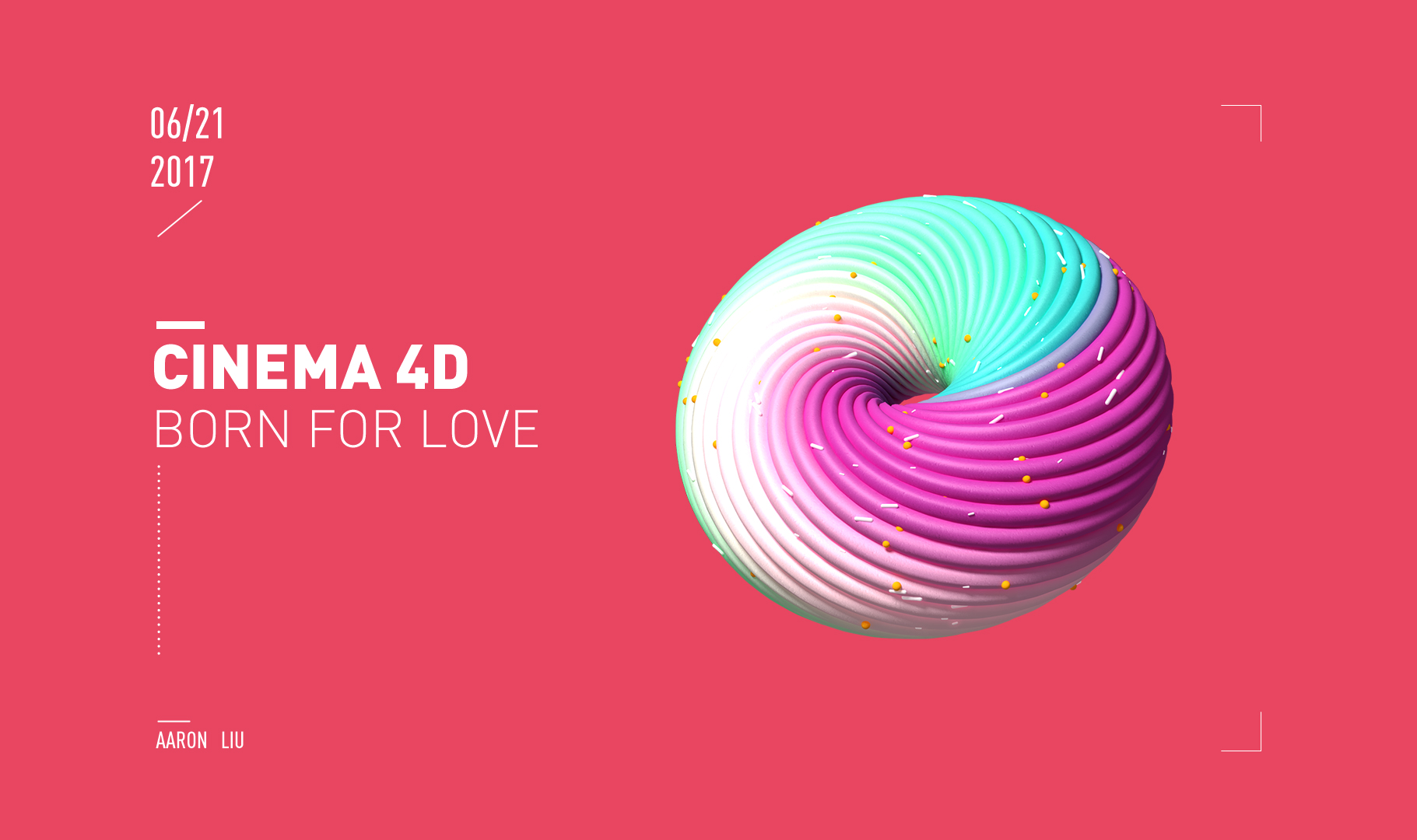 甜甜圈，自己学习练习 - C4D之家 - 甜甜圈3.jpg