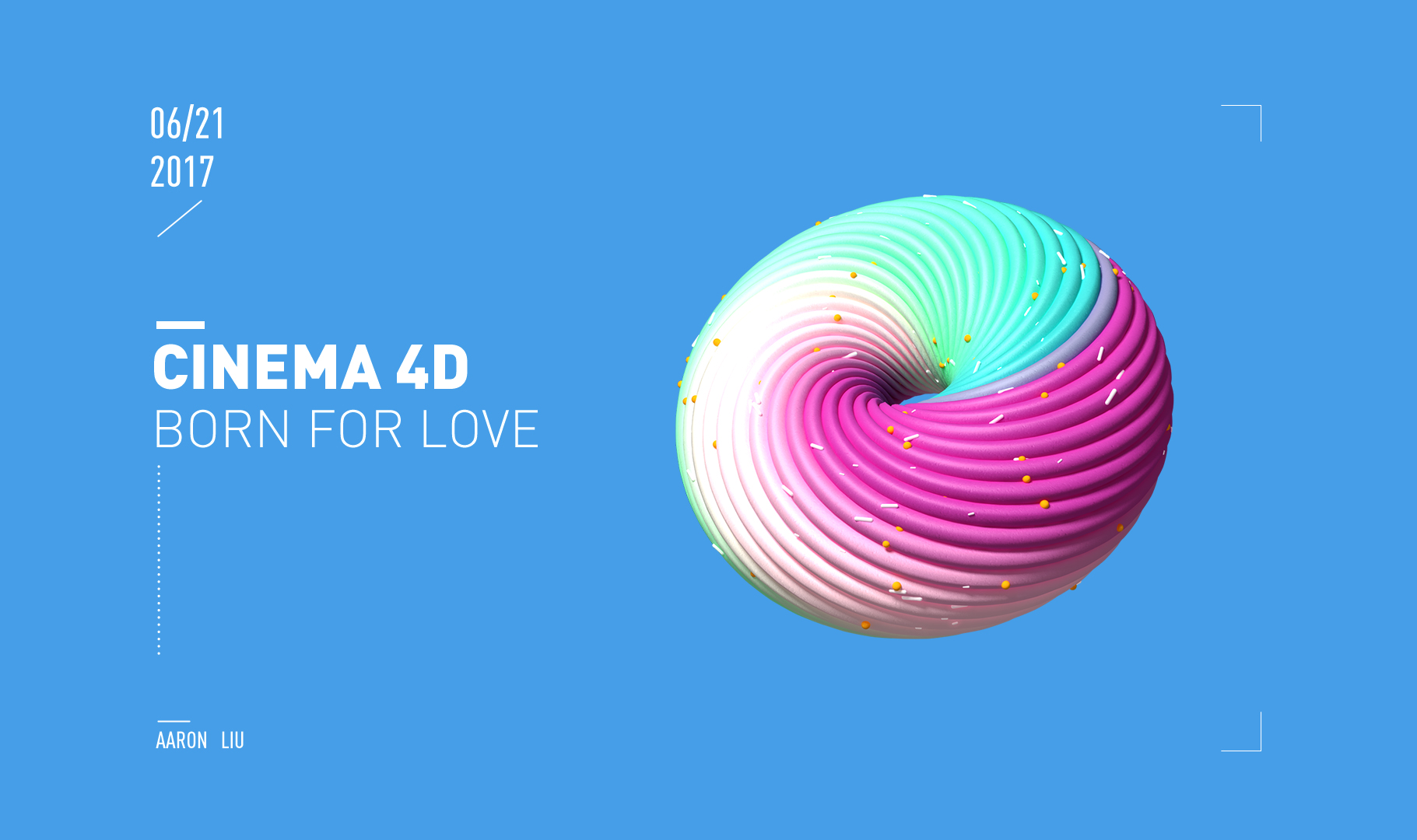 甜甜圈，自己学习练习 - C4D之家 - 甜甜圈.jpg