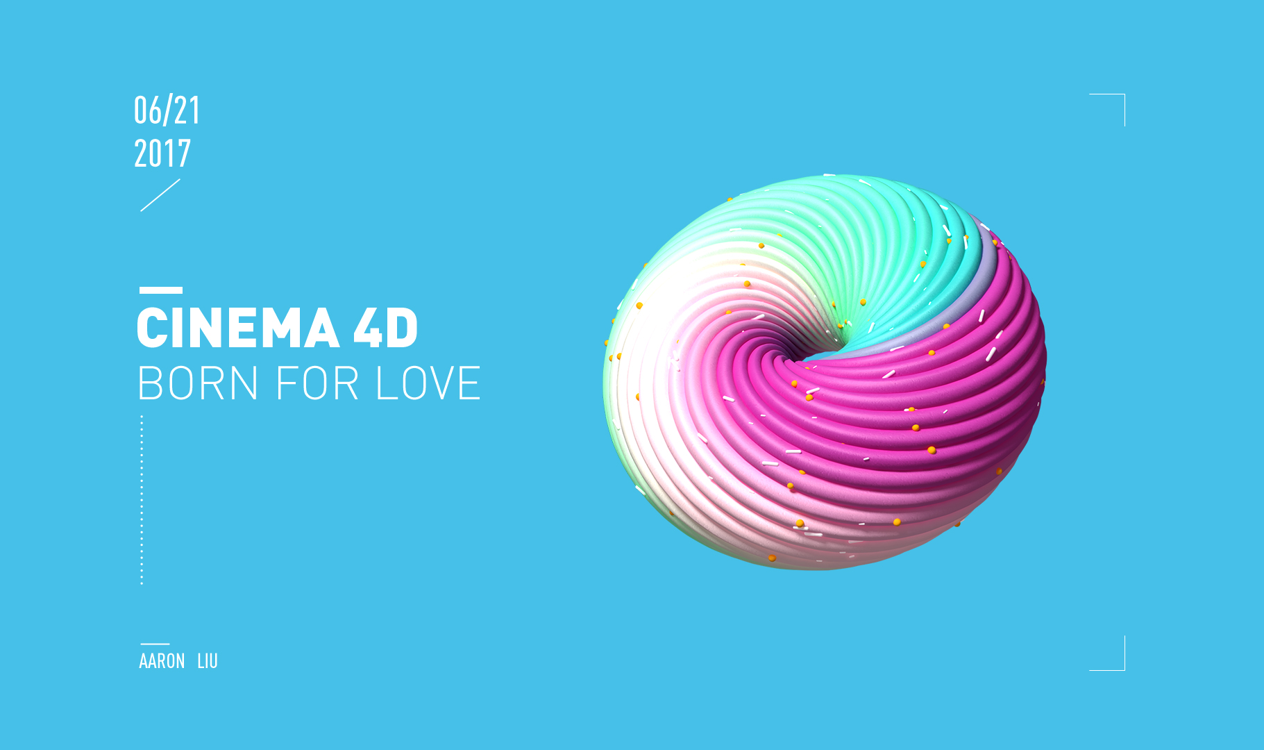 甜甜圈，自己学习练习 - C4D之家 - 甜甜圈4.jpg