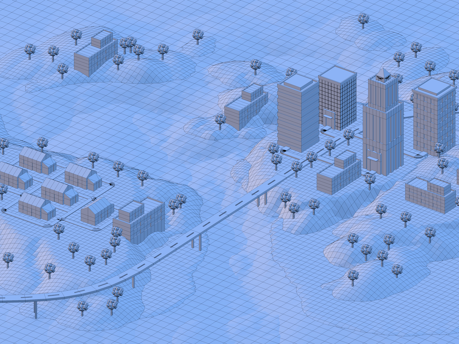 卡通建筑 - C4D之家 - 1.jpg