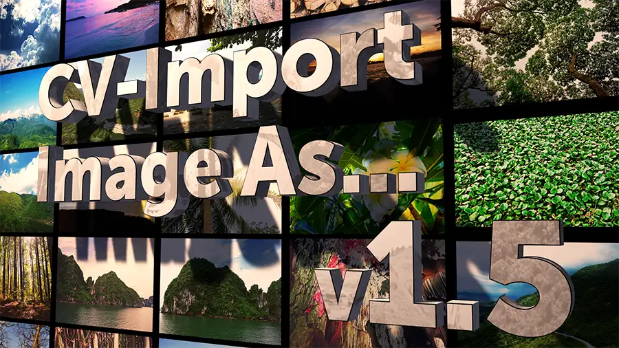 C4D导入图片制作矩阵插件 Cineversity CV-Import Image As 1.5 使用教程 - C4D之家 - CV_ImportImageAs_01_05_vA01_resize.png