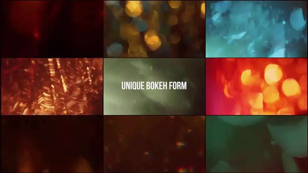 50组镜头漏光背景4K高清视频素材 Bokeh Leaks and Backgrounds 4k Pack