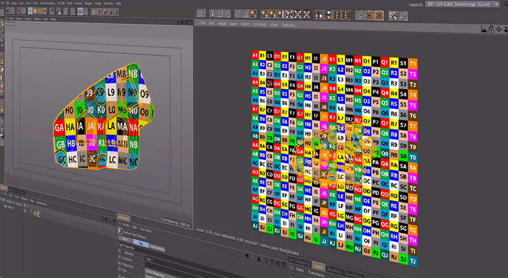 C4D展UV贴图教程 UV Unwrapping in Cinema 4D