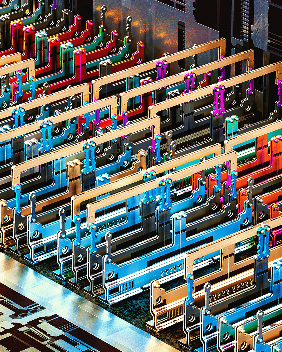 C4D实用工程第433季：科幻金属机器C4D工程文件 c4d project[Cinema4D - Octane] - C4D之家 - [11-07-17]---Slots.jpg