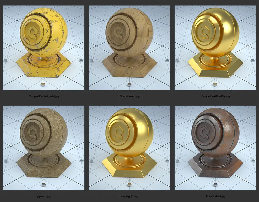 22个C4D Octane渲染器材质合集 Octane Materials - C4D之家 - 未命名-3.jpg